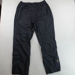 FotJoy Dryjoy  Pants Men XL Black Performance Golf Ankle Zip Straight High Rise